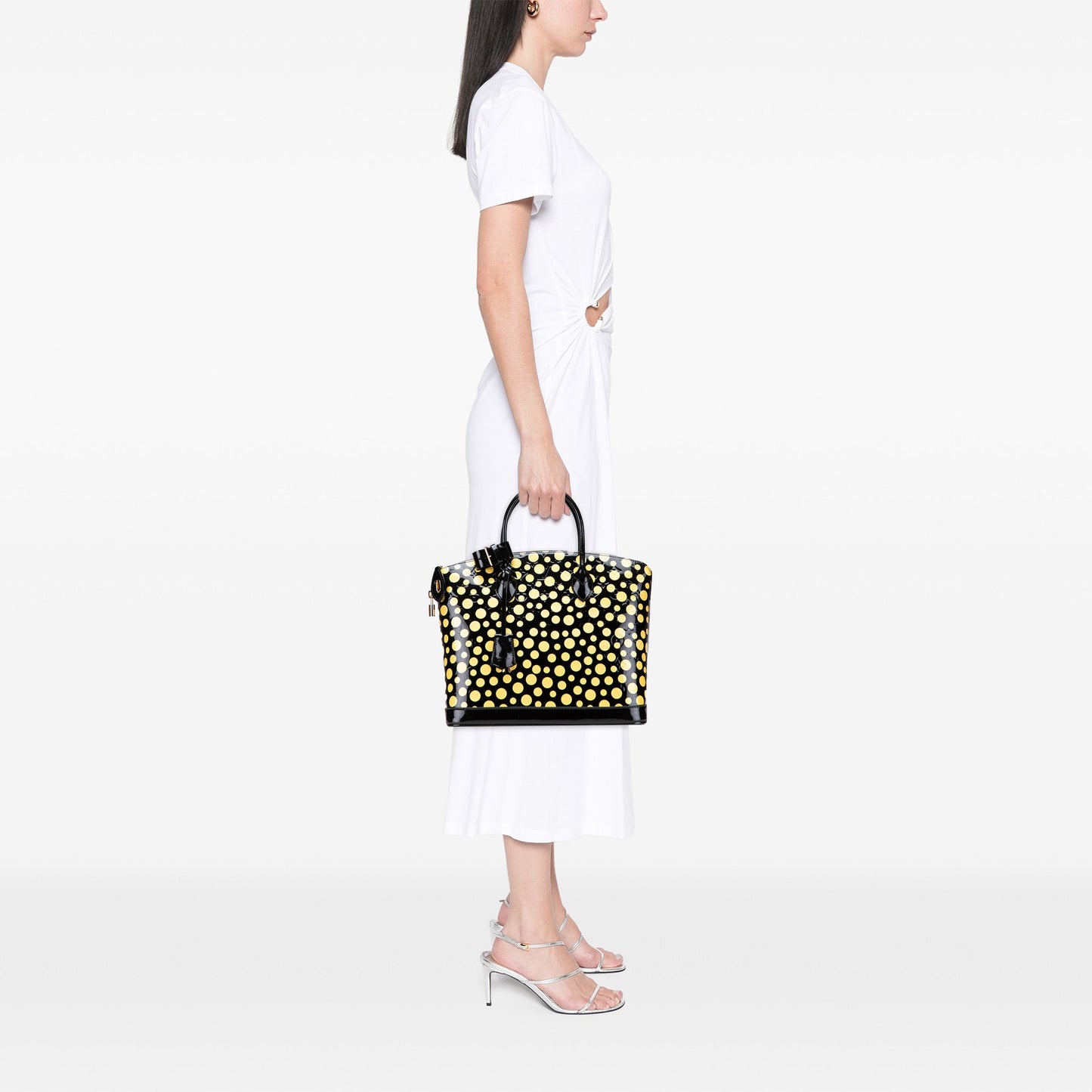 Louis Vuitton – Yayoi Kusama Monogram Infinity Dots Lockit MM (2012)