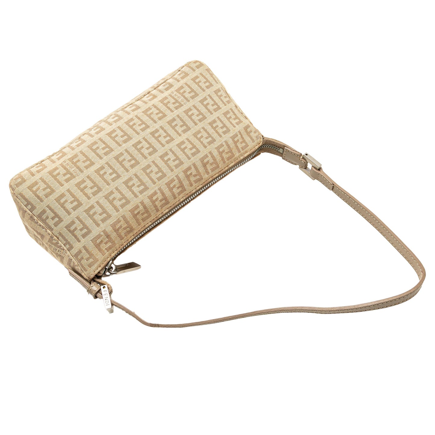Fendi Baguette Mini Zucchino Canvas Beige – 8BR246