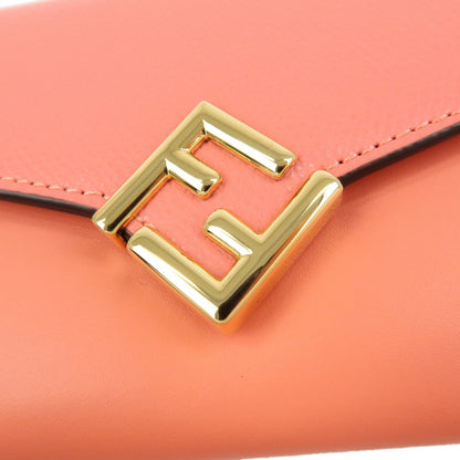 Fendi FF Diamonds Wallet on Chain – Pelle rosa 8M0365