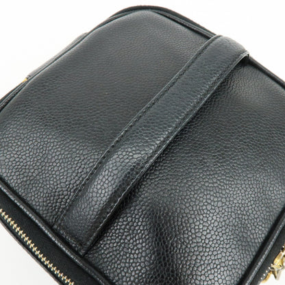 Chanel Beauty Case Logo CC – Caviar nero