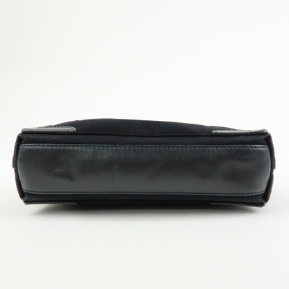 Balenciaga Navy Cabas – Tela e pelle