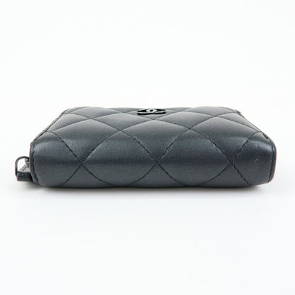 Chanel Portacarte e portamonete con patta CC