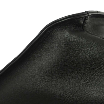 Chanel Chocolate Bar CC Tote Bag Pelle Agnello Nera Hardware Argento – 28 cm