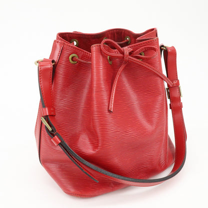 Louis Vuitton Petit Noé Epi Rosso Castiglia