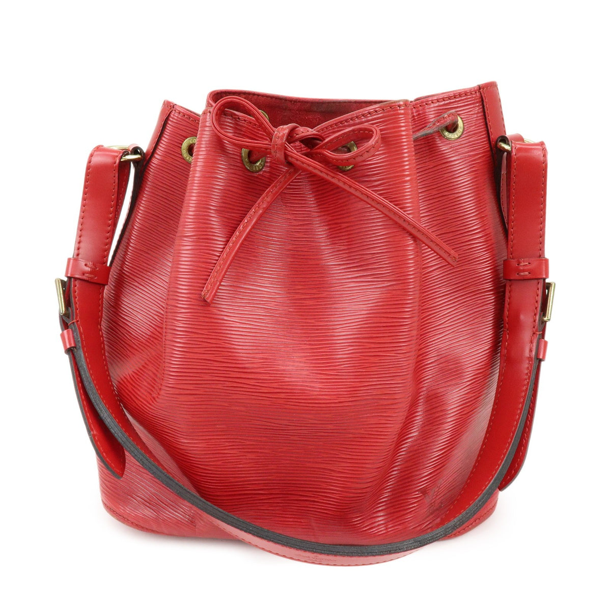 Louis Vuitton Petit Noé Epi Rosso Castiglia