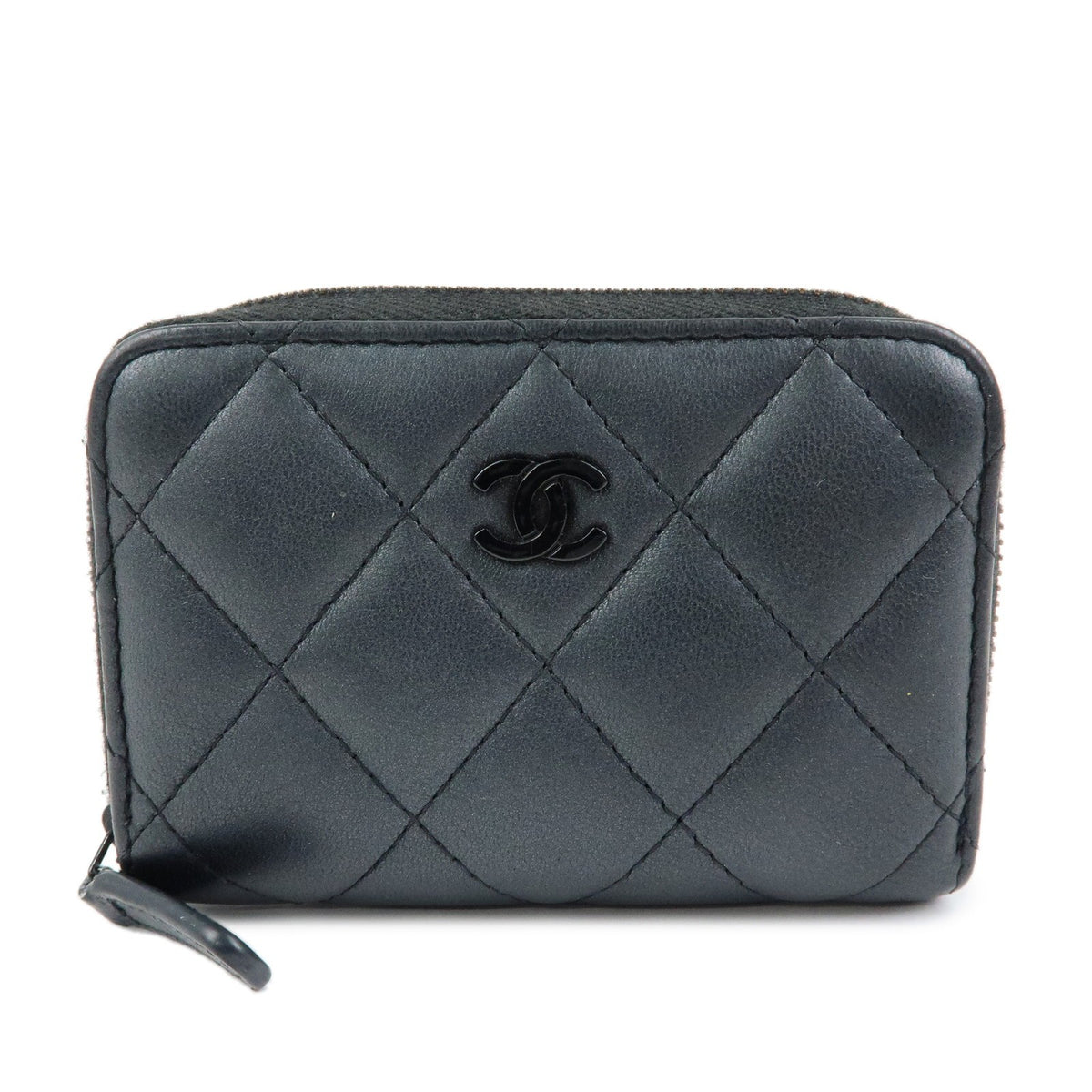 Chanel Portacarte e portamonete con patta CC