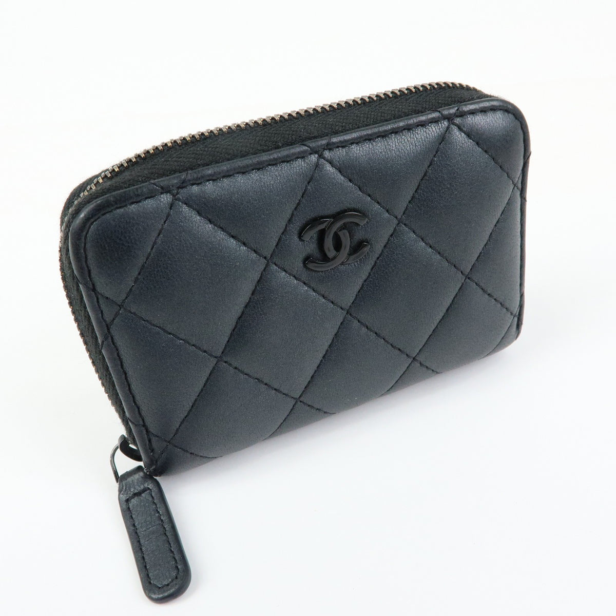 Chanel Portacarte e portamonete con patta CC