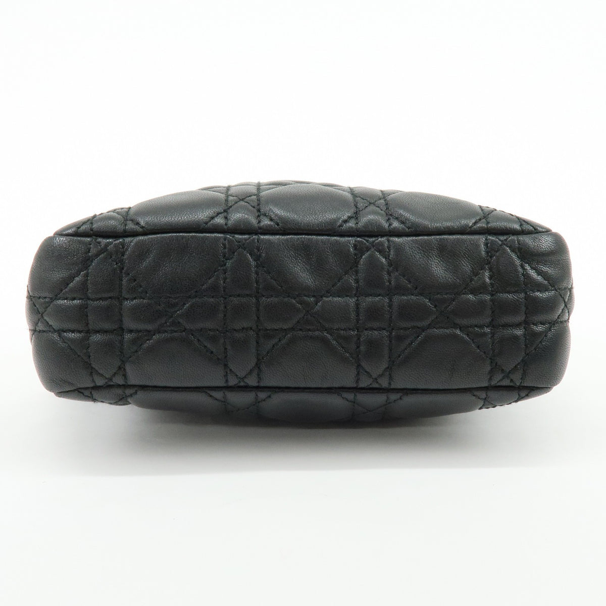 Dior Pochette Lady Dior Cannage – Pelle nera con charm