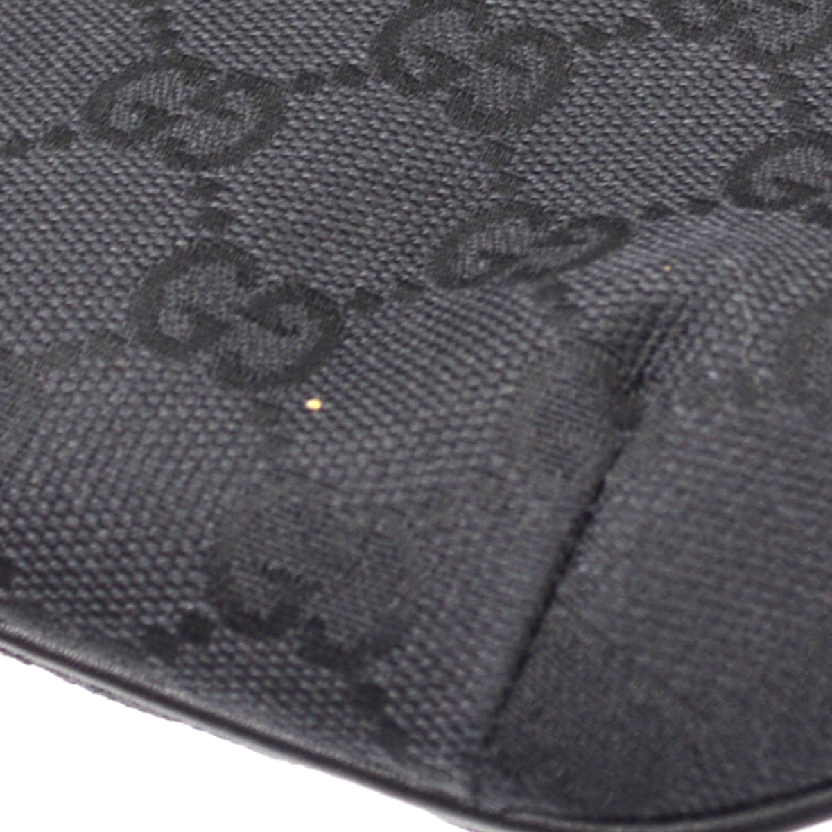 Gucci Zip in Denim GG Nero