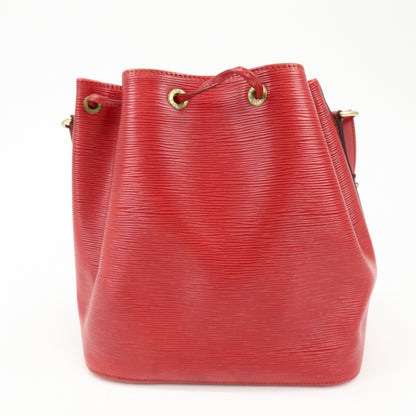 Louis Vuitton Petit Noé Epi Rosso Castiglia