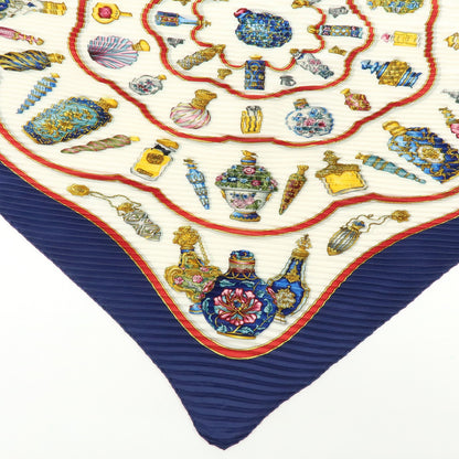 Hermès Carré 90 Plissé "Pourvu qu'on ait l'ivresse" – Blu navy