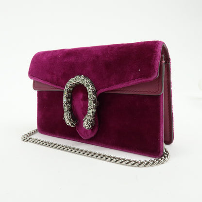 Gucci Dionysus Super Mini – Velluto viola 476432