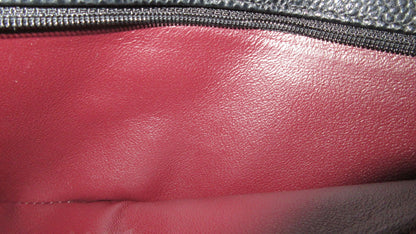 Chanel Jumbo Caviar Matelassé 30 Nero con hardware argento