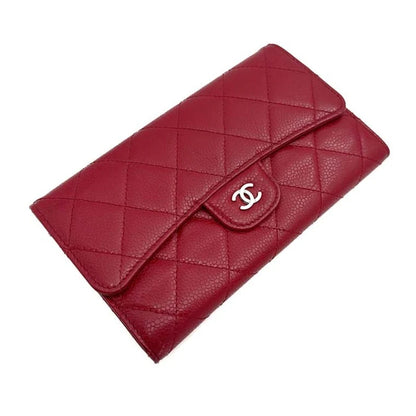 Chanel	Chanel Classic Caviar Long Wallet