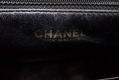 Chanel Shopping Tote – Pelle Caviar Trapuntata Nera · 24 cm