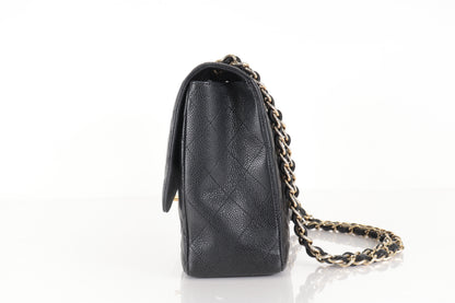 Chanel Matelassé con catena – Caviar, serie 21